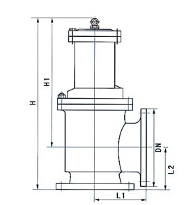 J744X液压、气动角式快开排泥阀